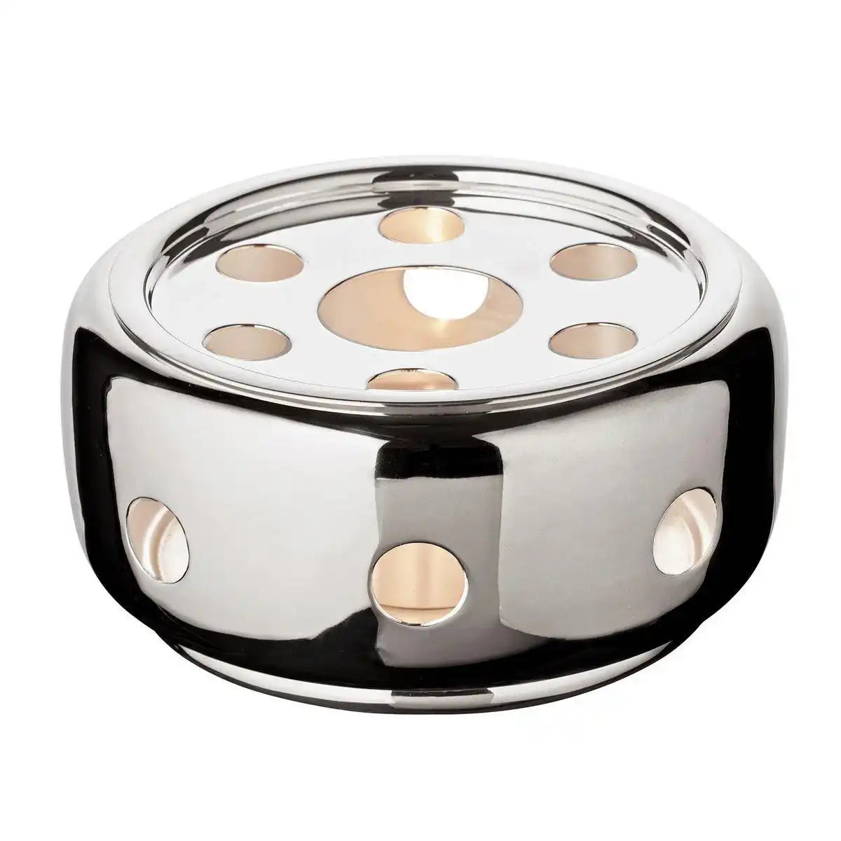 Stövchen Sheffield, schwerversilbert, Durchmesser 14 cm, Höhe 7 cm - HomeDesign Knaus