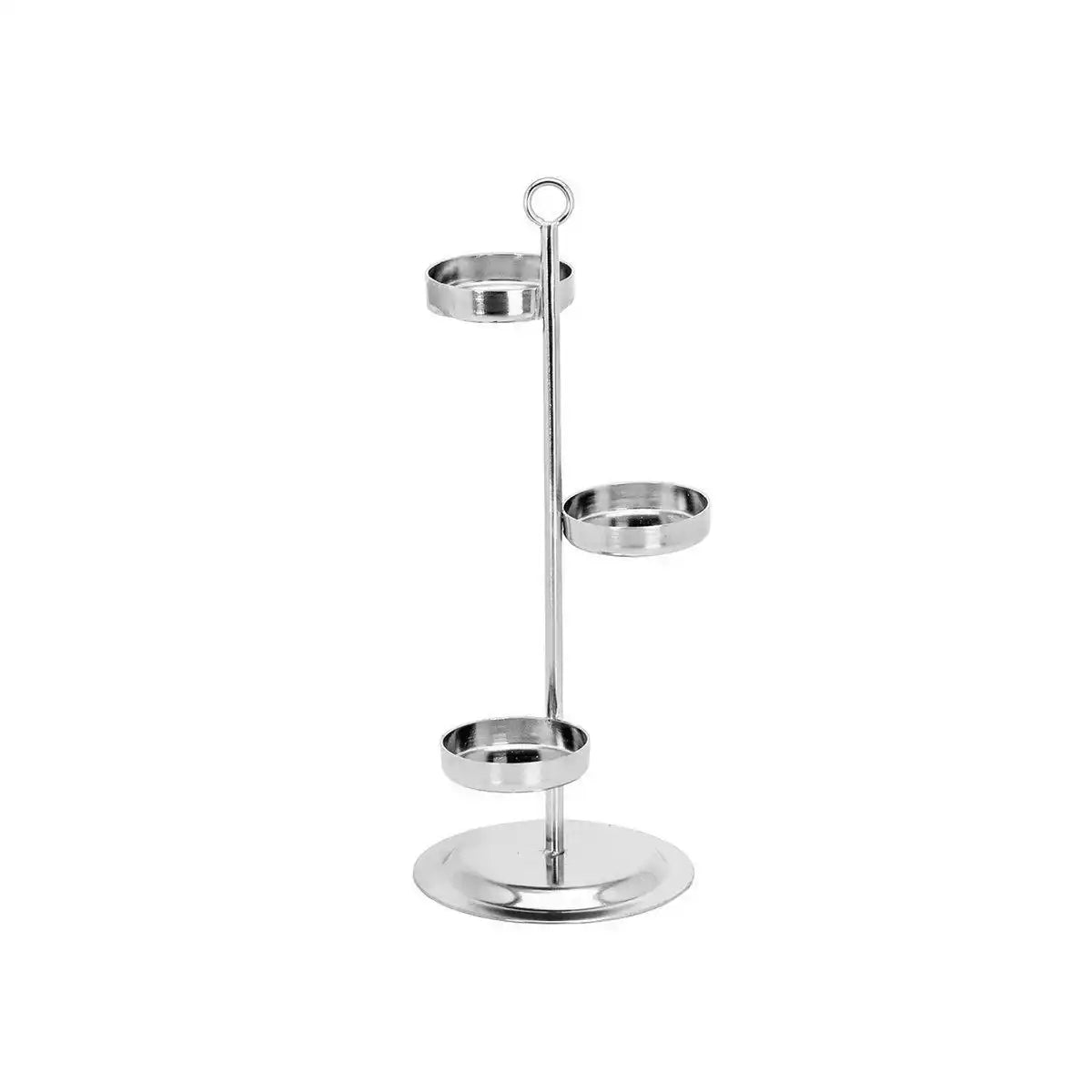 Teelichthalter Denver, Edelstahl glänzend vernickelt, H 21 cm, Einsatz für Laternen und Windlichter - HomeDesign Knaus