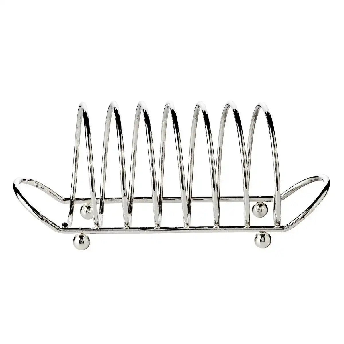 Toastständer Toastscheibenhalter String, für 6 Scheiben, edel versilbert, Länge 22 cm - HomeDesign Knaus