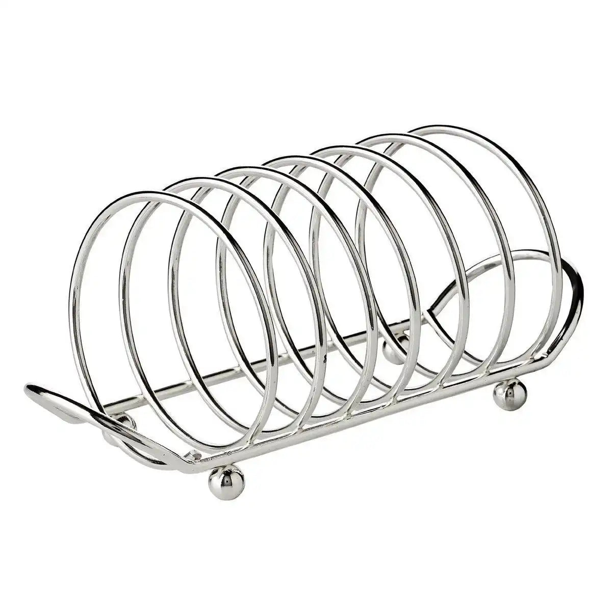 Toastständer Toastscheibenhalter String, für 6 Scheiben, edel versilbert, Länge 22 cm - HomeDesign Knaus