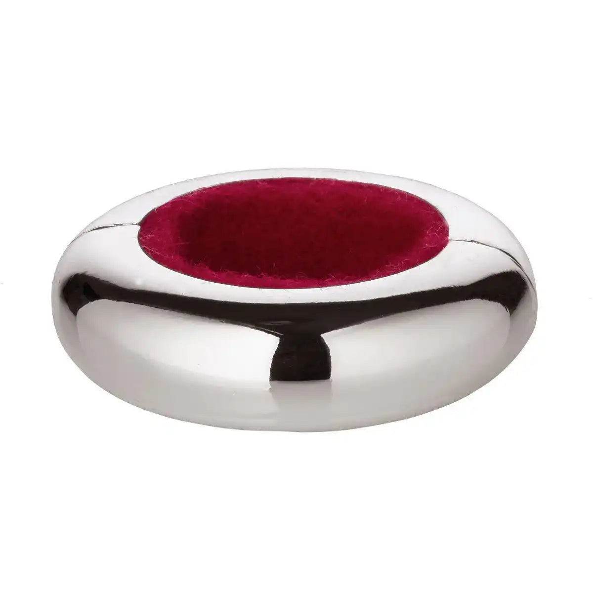 Tropfenpfänger Magnetum, 2 Hälften mit Magnetverschluss, edel versilbert, Durchmesser 5 cm - HomeDesign Knaus