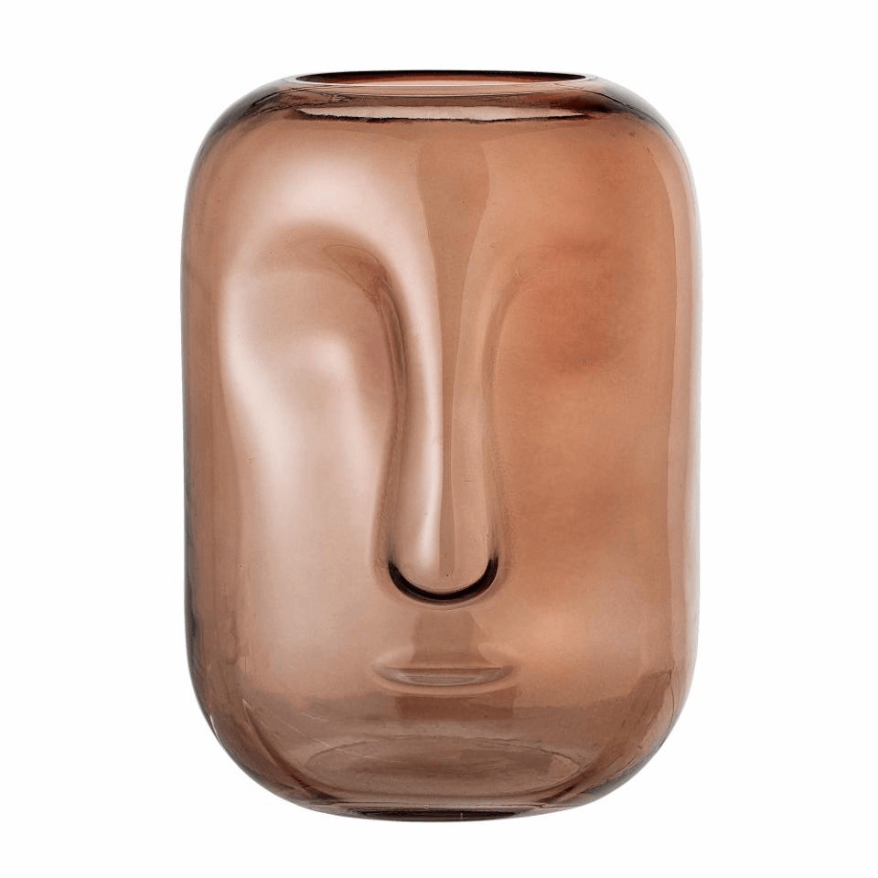 Bloomingville Vase Amida  Blumenvase Braun Mundgeblasen - HomeDesign Knaus wir schaffen Inspirationen 