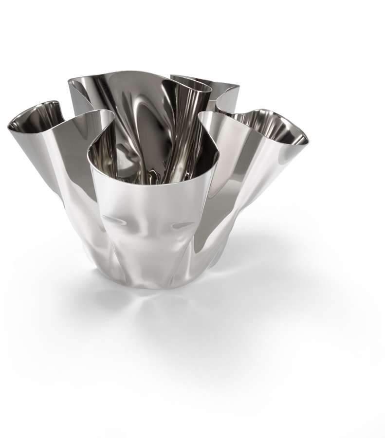 Philippi MARGEAUX Vase oder Windlicht Handarbeit Blumenvase 3D