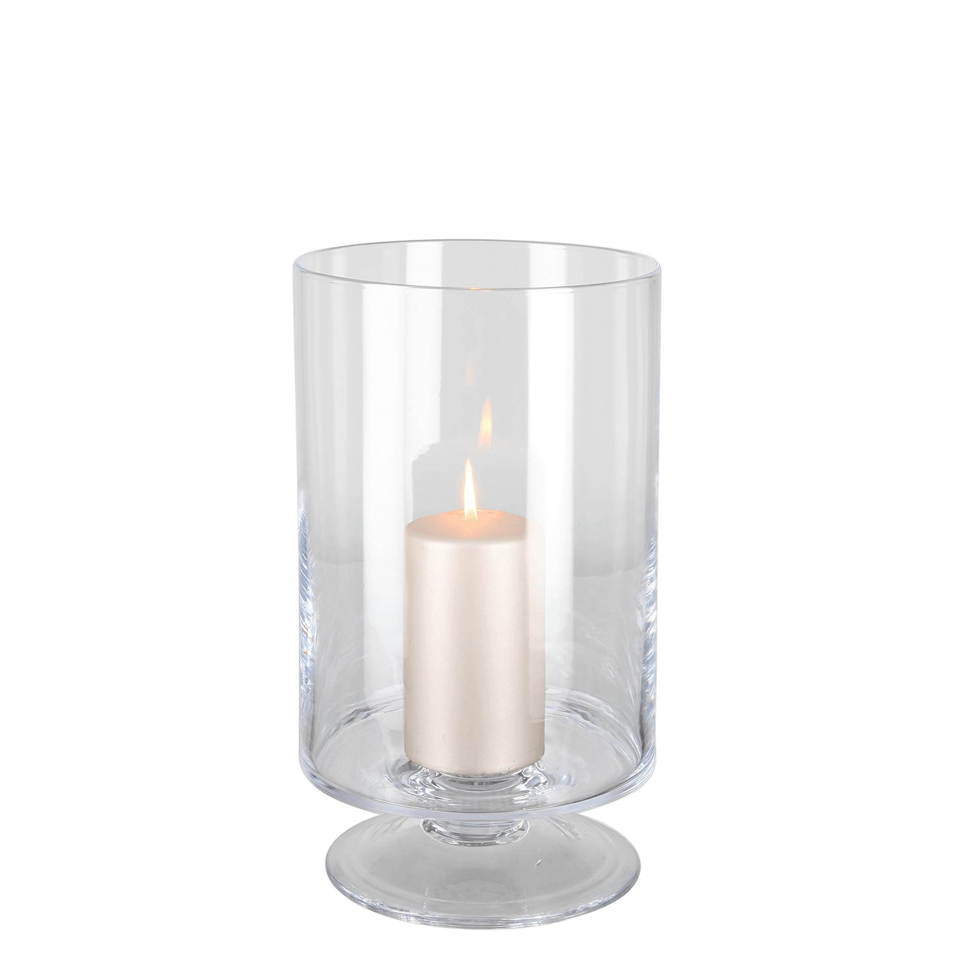 VIANA Windlicht Vase Mundgeblasen klarglass Blumenvase - HomeDesign Knaus